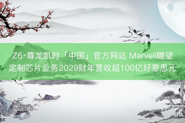 Z6·尊龙凯时「中国」官方网站 Marvell瞻望定制芯片业务2029财年营收超100亿好意思元