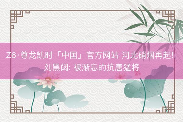 Z6·尊龙凯时「中国」官方网站 河北硝烟再起! 刘黑闼: 被渐忘的抗唐猛将