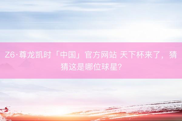 Z6·尊龙凯时「中国」官方网站 天下杯来了,猜猜这是哪位球星?