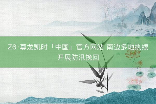 Z6·尊龙凯时「中国」官方网站 南边多地执续开展防汛挽回