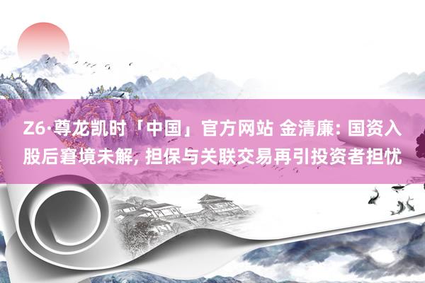 Z6·尊龙凯时「中国」官方网站 金清廉: 国资入股后窘境未解, 担保与关联交易再引投资者担忧